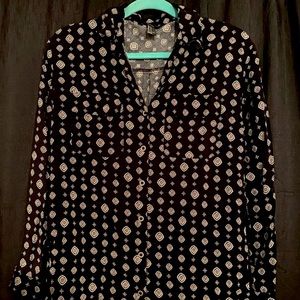 Forever 21 button-down pattern shirt